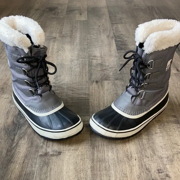 Sorel Winter Carnival Boots Quarry, Black - Picture 3 of 8